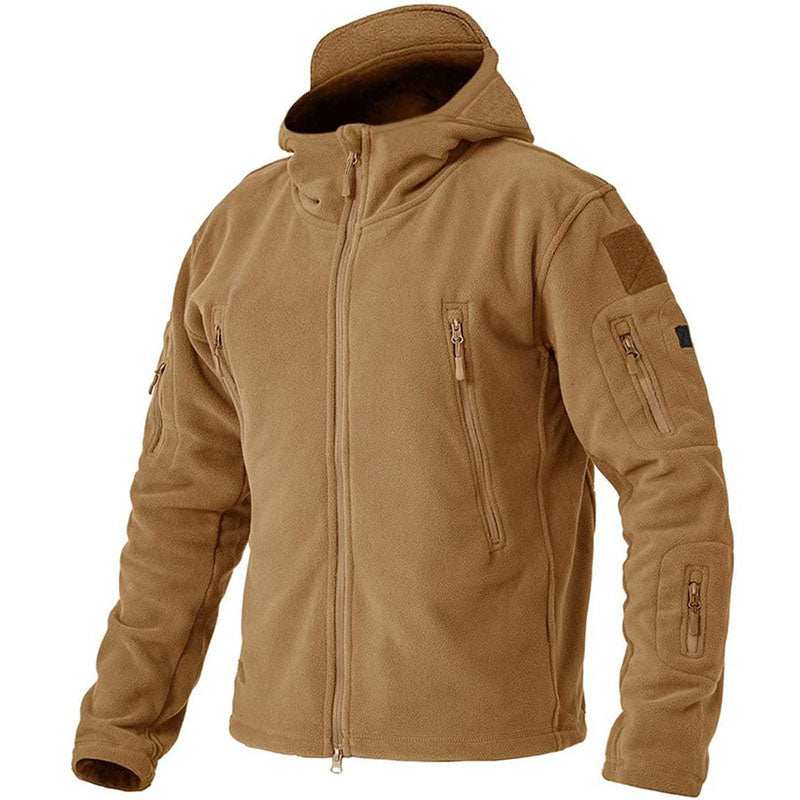 Veste polaire homme coupe-vent – Veste tactique chaude et légère