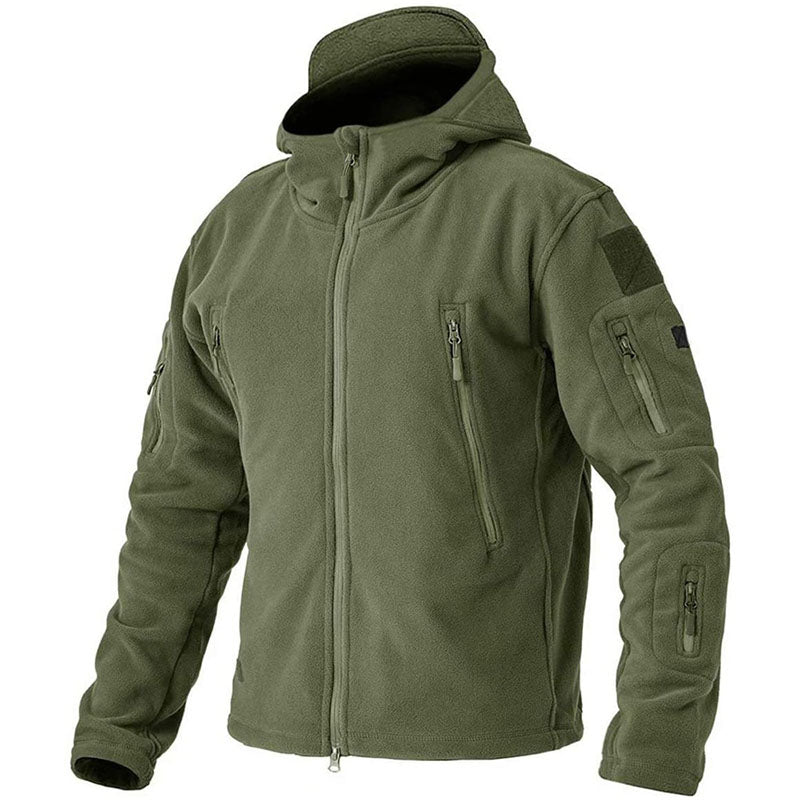 Veste polaire homme coupe-vent – Veste tactique chaude et légère