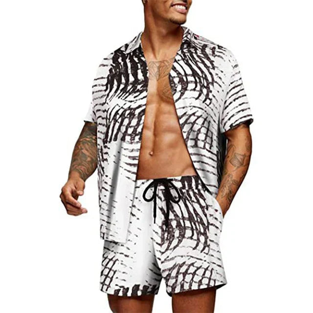 Chemise d'été homme – Chemise tropicale légère et confortable pour vacances