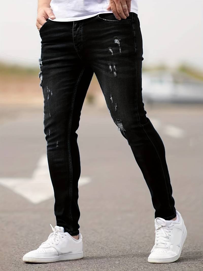 Jeans déchirés femme – Denim polyvalent et tendance pour tous les jours