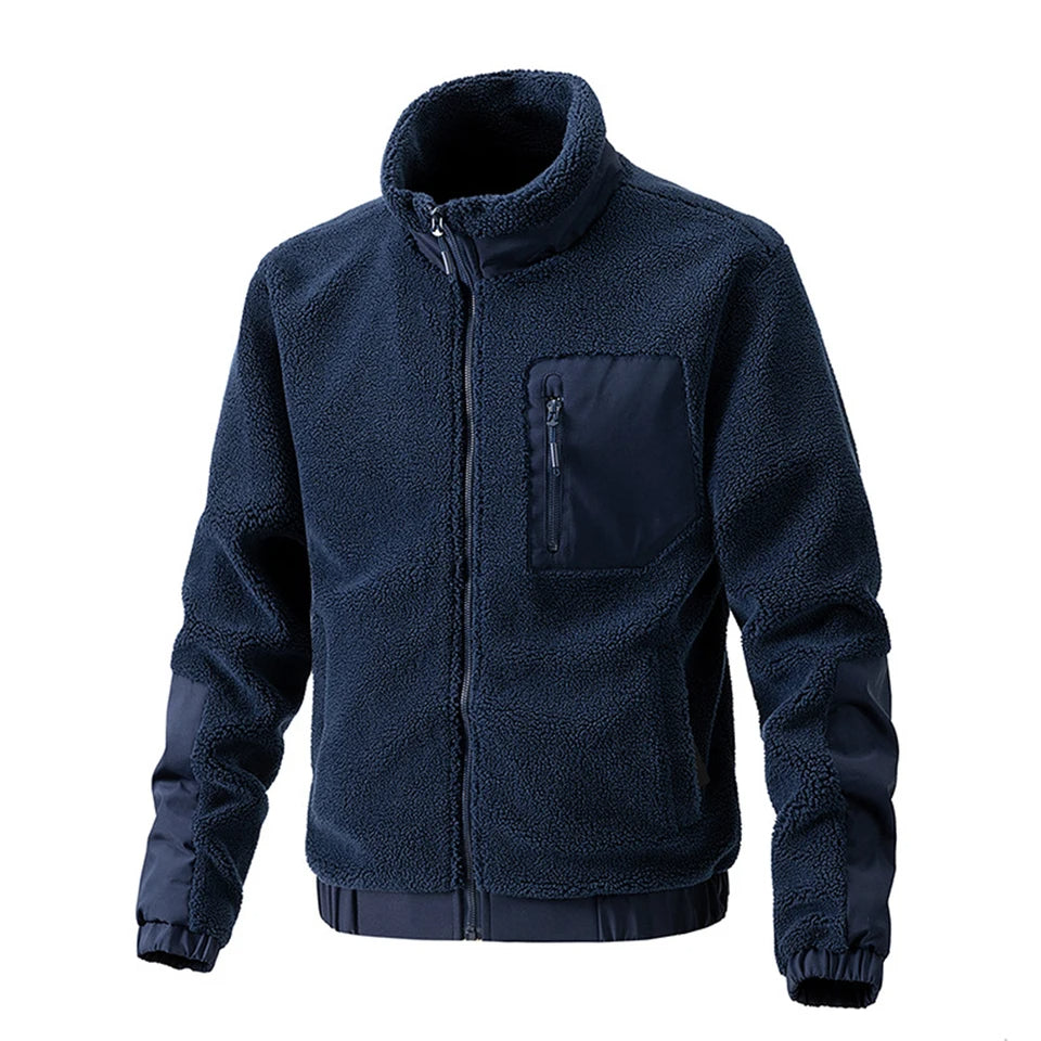 Veste d'hiver homme – Polaire chaude et confortable pour temps froid