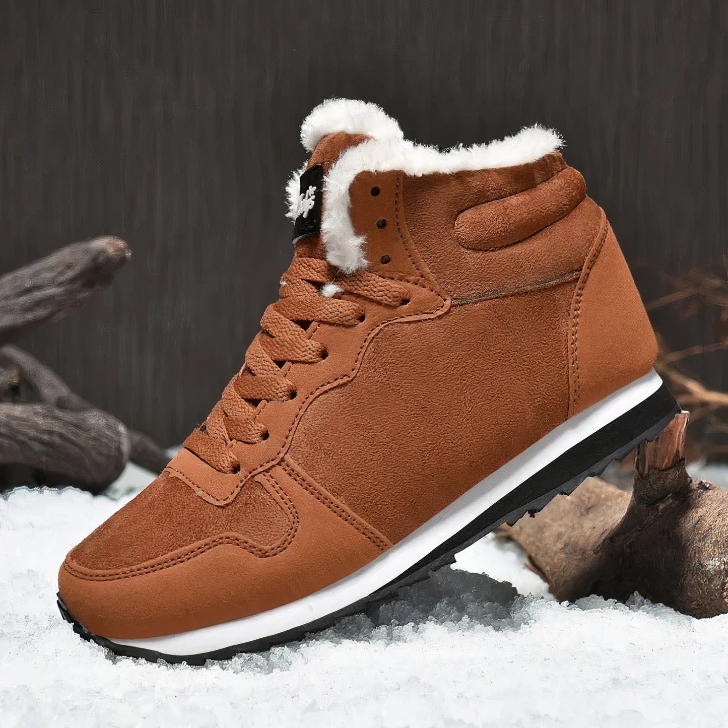 Chaussures d'hiver homme femme – Bottes chaudes et imperméables pour le froid