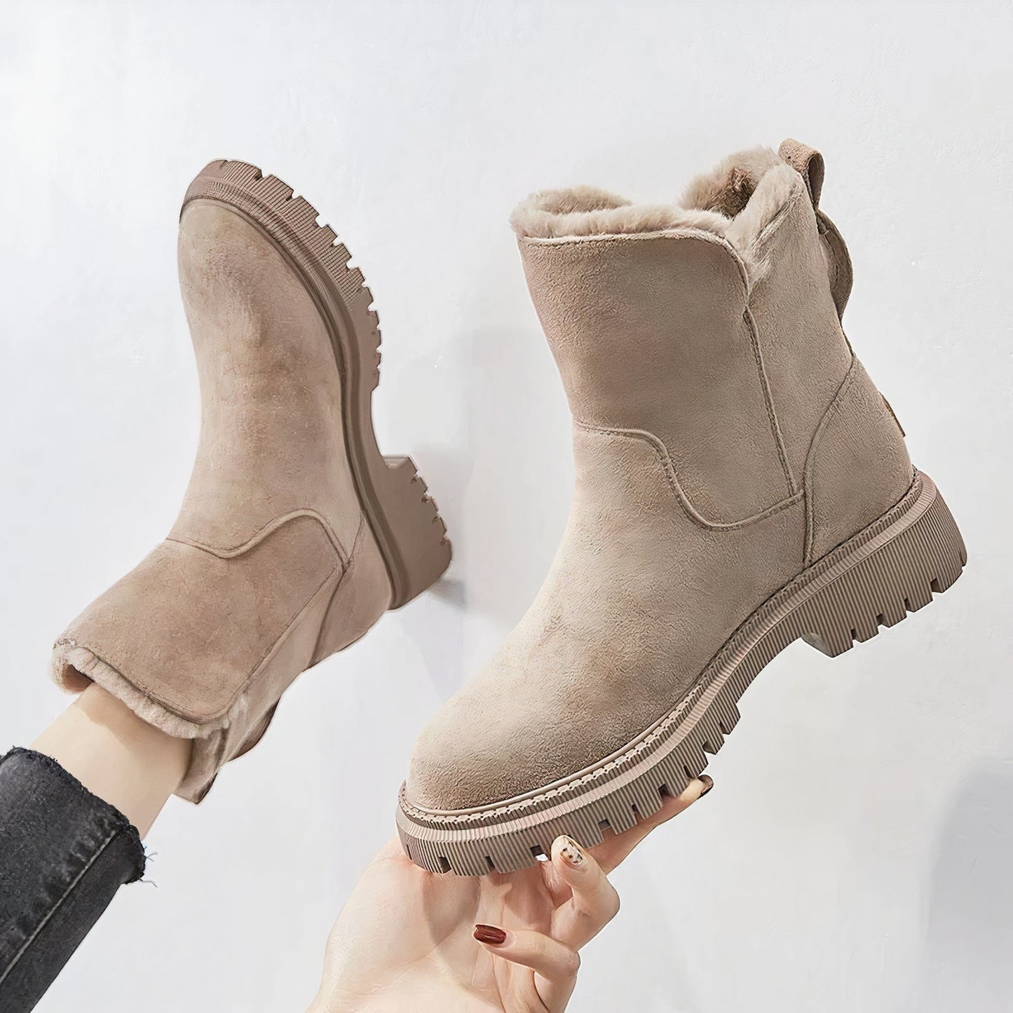 Bottes d'hiver femme – Bottes chaudes et imperméables pour neige