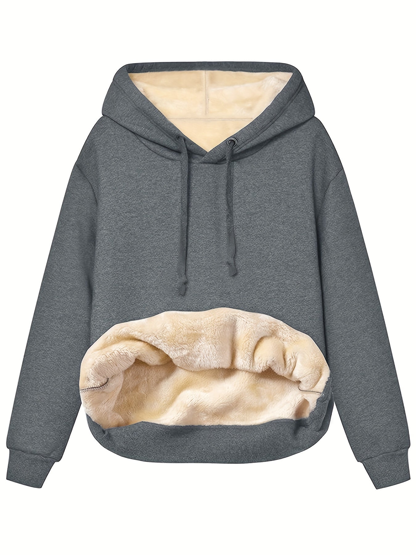 Sweat à capuche femme – Polaire chaud et confortable pour hiver