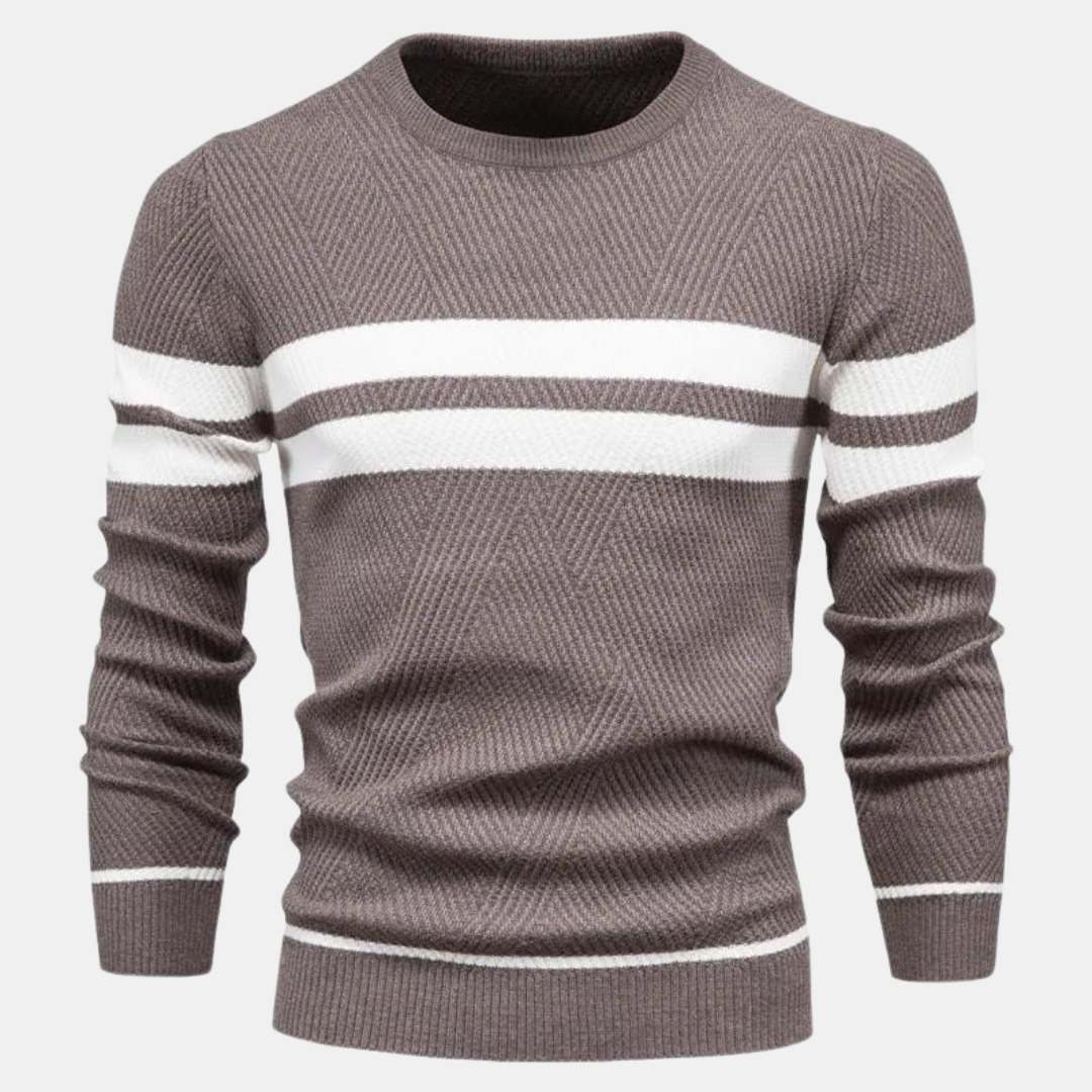 Pull en tricot homme – Pull chaud et tendance en laine pour hiver