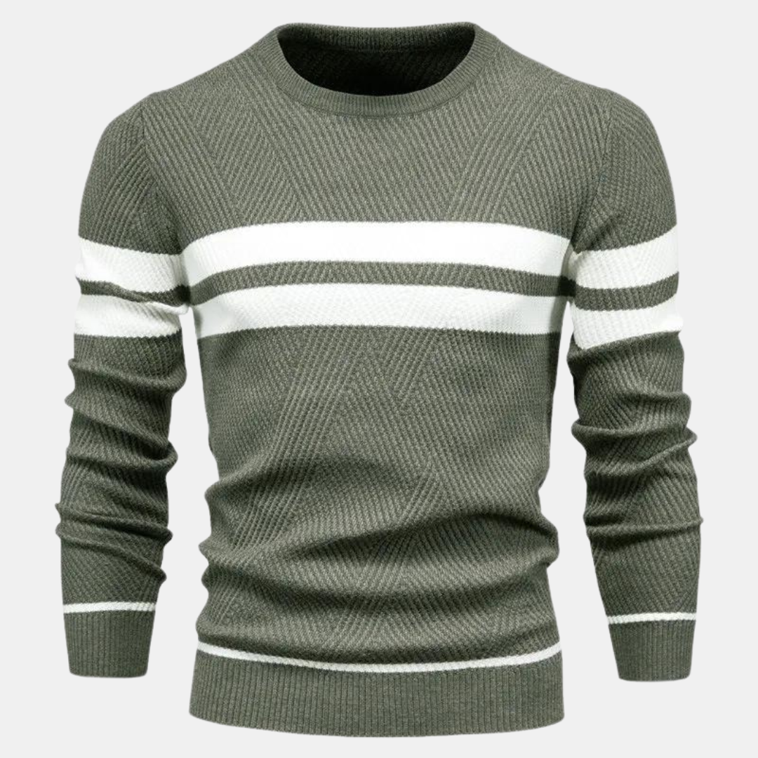 Pull en tricot homme – Pull chaud et tendance en laine pour hiver