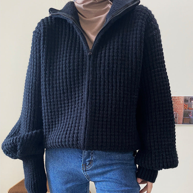 Pull d'hiver femme – Pull en tricot chaud et élégant pour temps froid