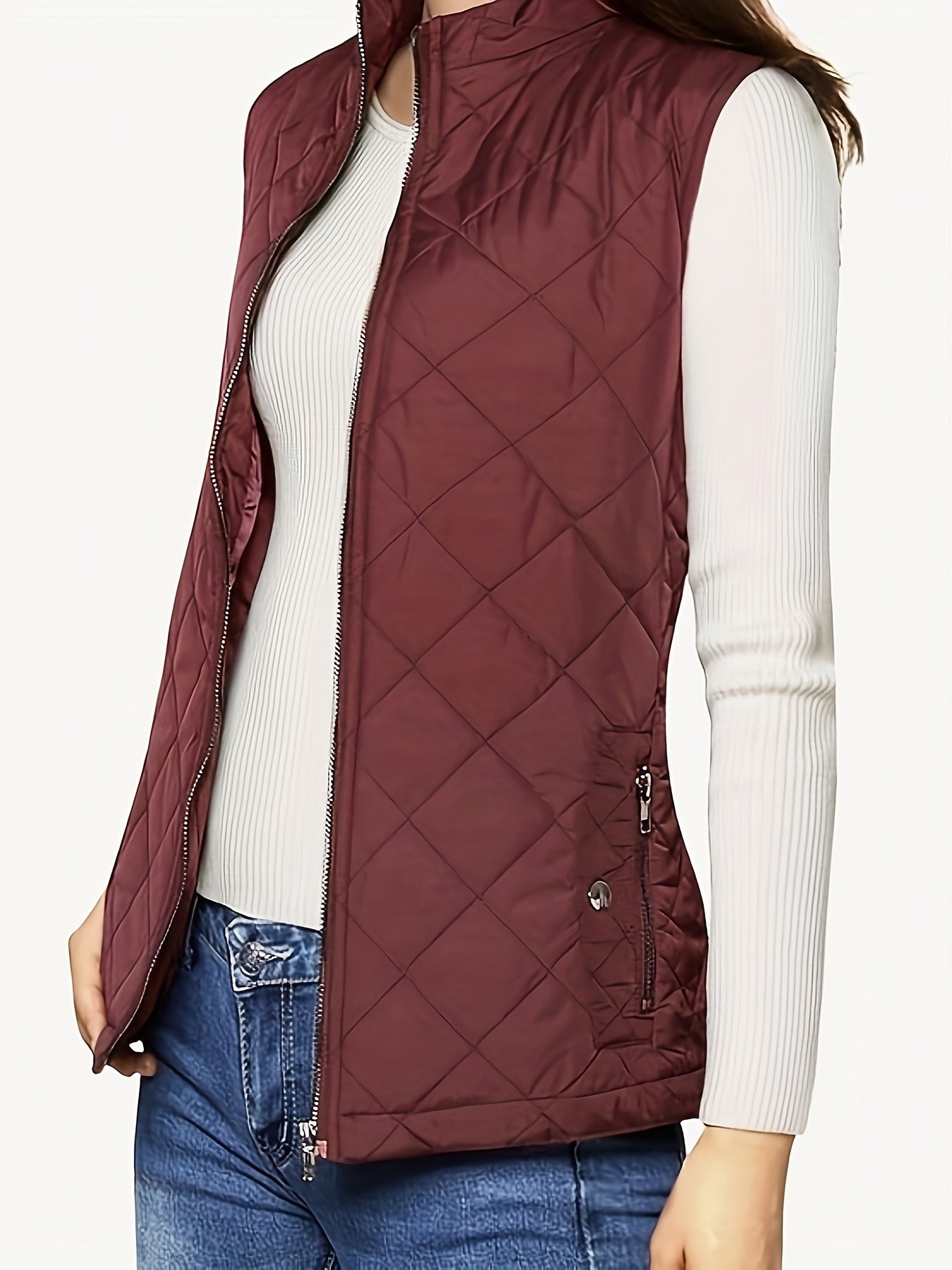 Gilet d'hiver imperméable femme – Veste chaude et confortable pour temps froid