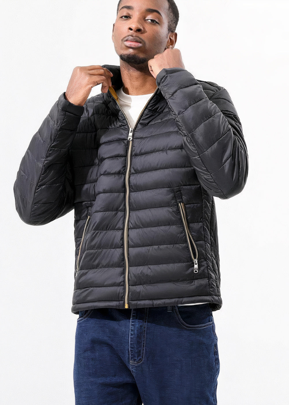 Veste imperméable homme – Veste matelassée chaude et élégante