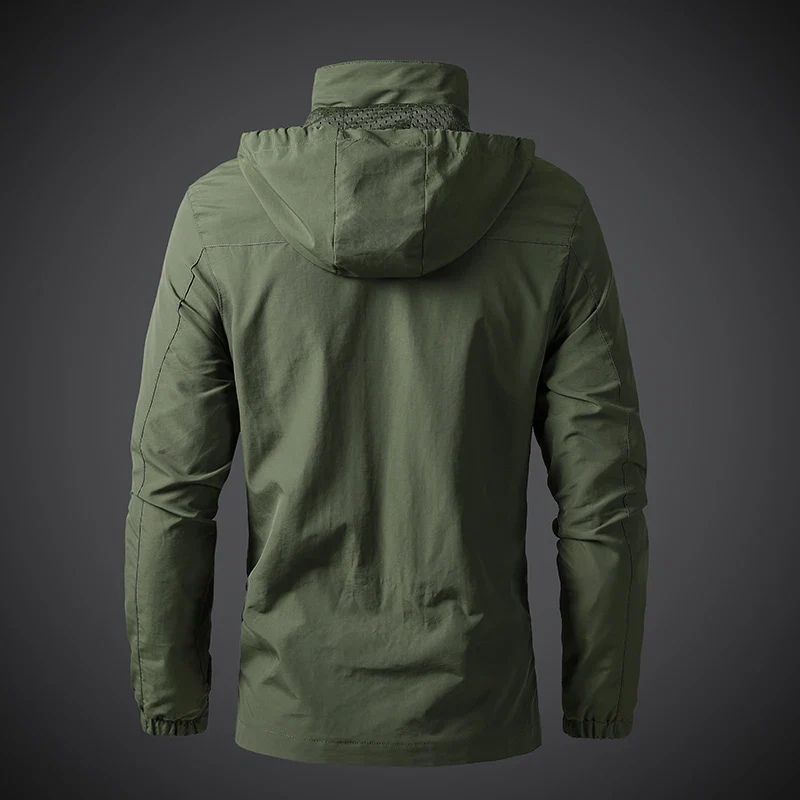 Veste imperméable homme – Coupe-vent léger et résistant pour outdoor