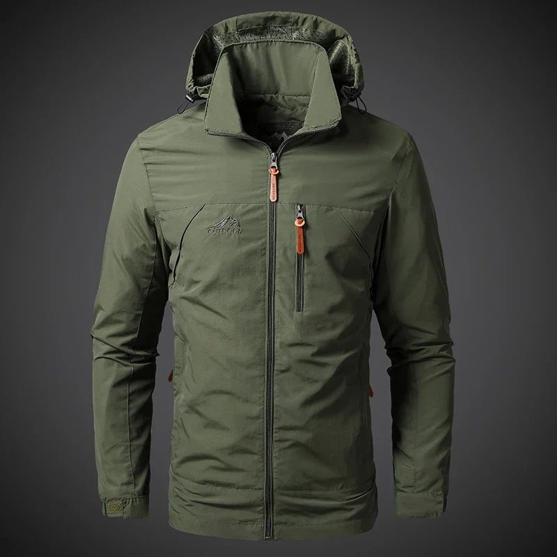 Veste imperméable homme – Coupe-vent léger et résistant pour outdoor