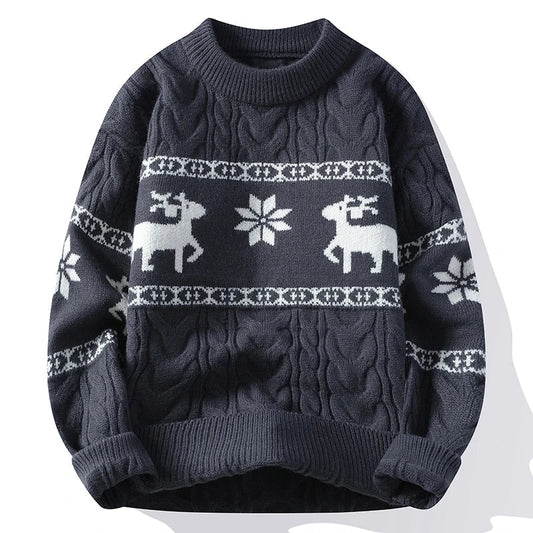 Pull de Noël homme – Tricot festif à motifs et confortable