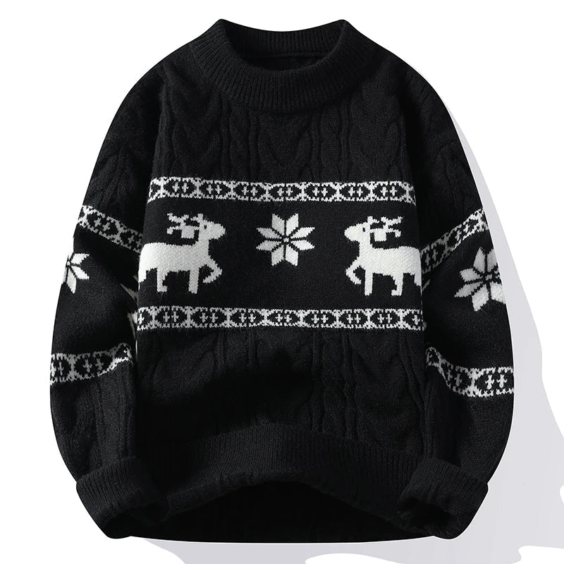 Pull de Noël homme – Tricot festif à motifs et confortable