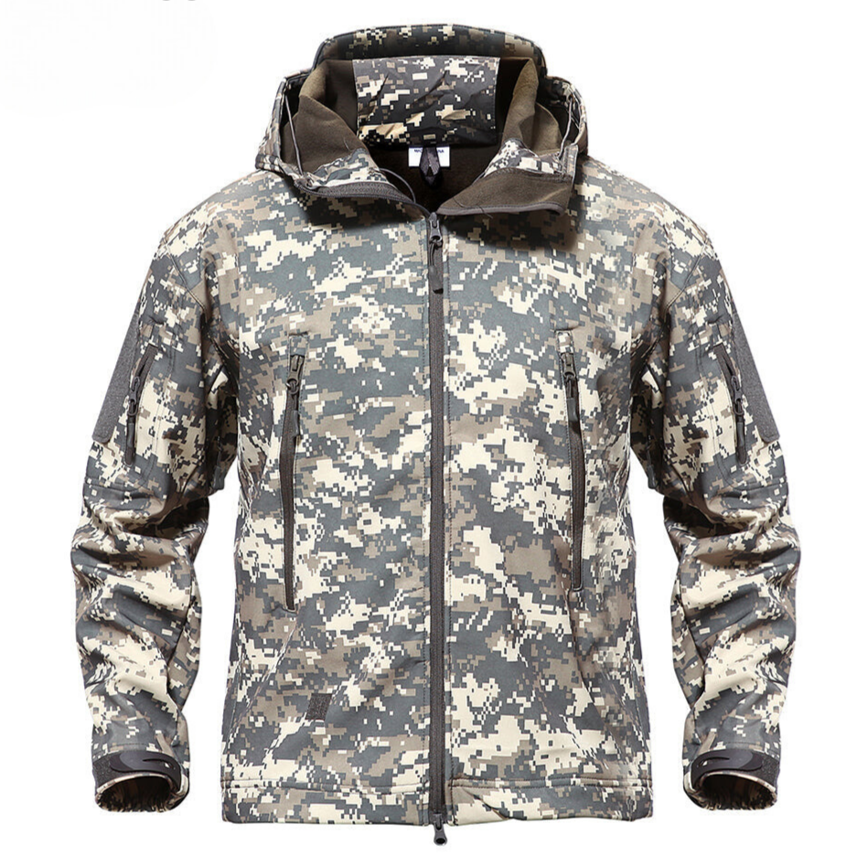 Veste thermique homme – Veste coupe-vent militaire chaude et légère