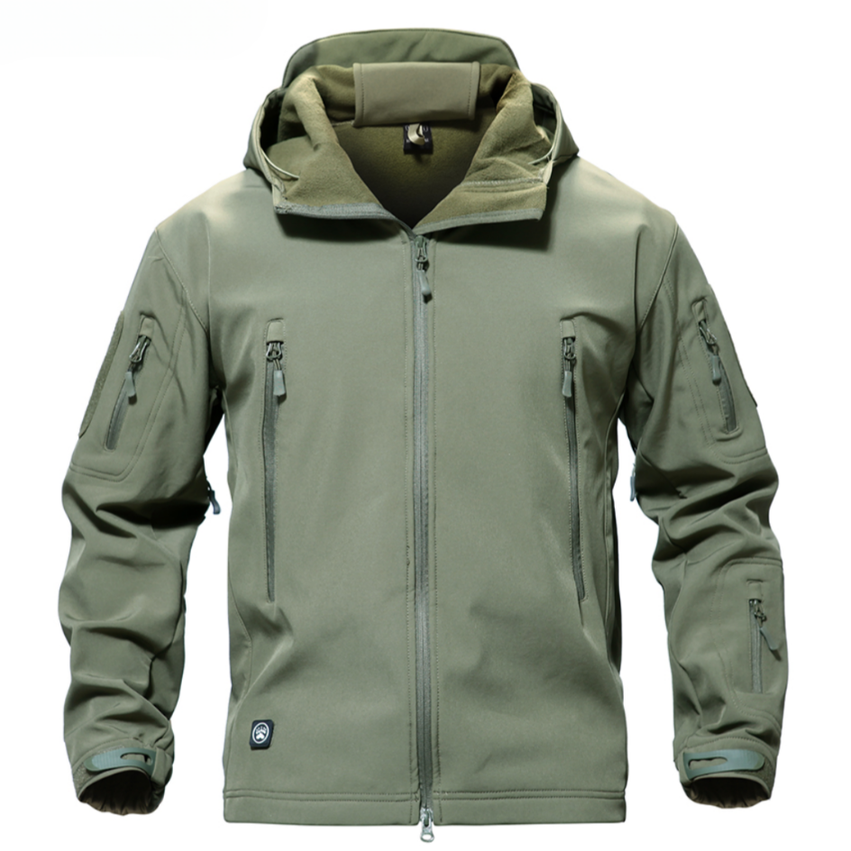 Veste thermique homme – Veste coupe-vent militaire chaude et légère