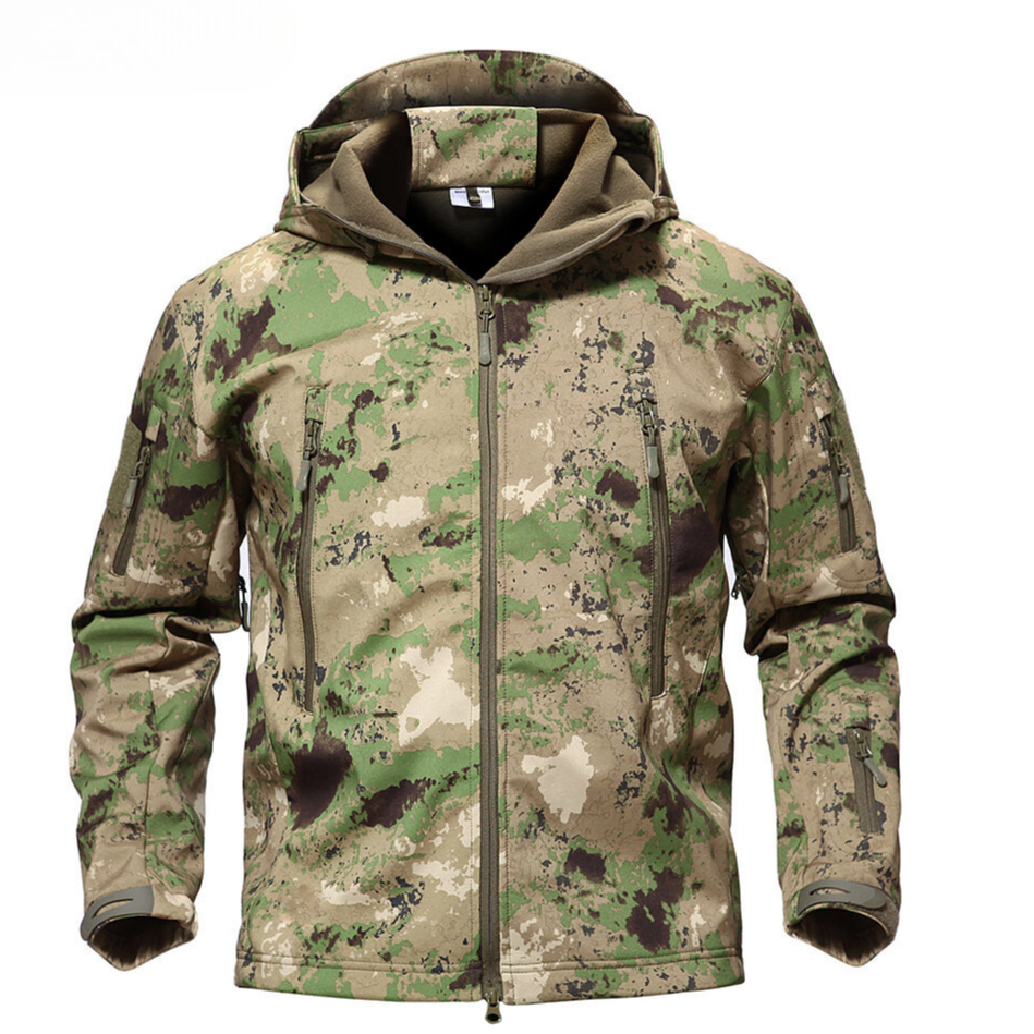 Veste thermique homme – Veste coupe-vent militaire chaude et légère