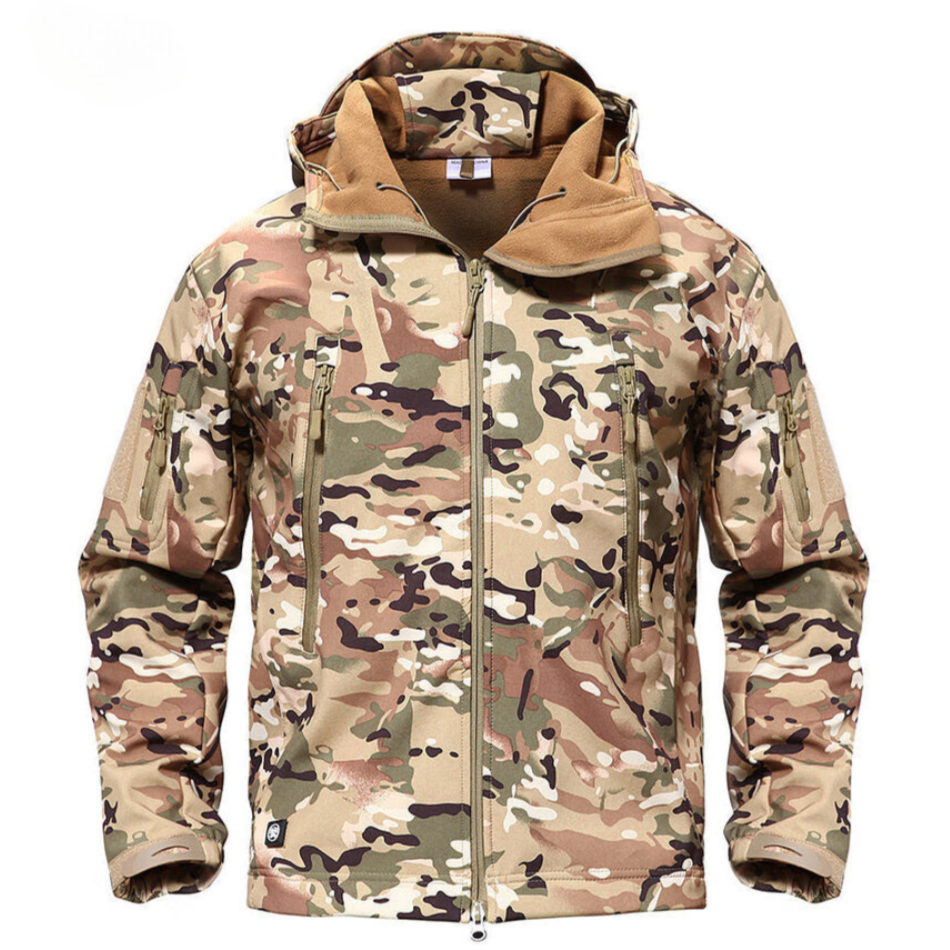 Veste thermique homme – Veste coupe-vent militaire chaude et légère