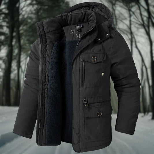 Veste d'hiver chaude homme – Veste coupe-vent isolante et élégante