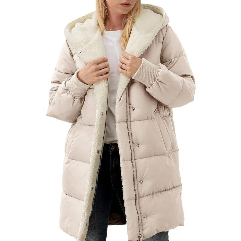 Veste d'hiver femme – Manteau en coton chaud et élégant