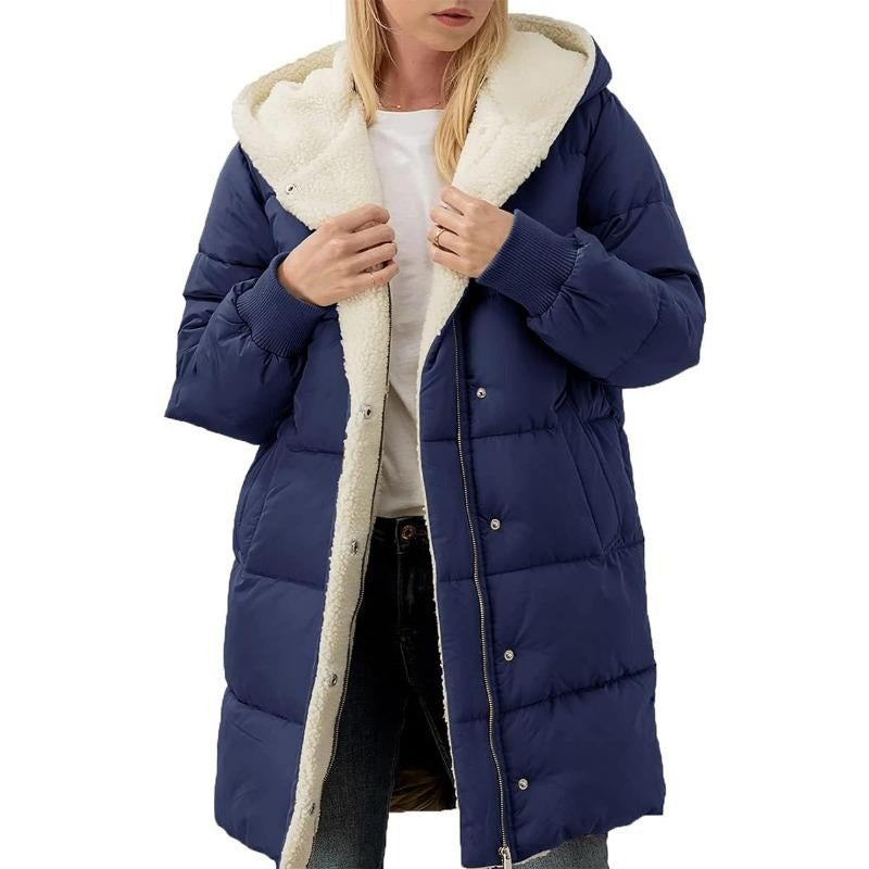 Veste d'hiver femme – Manteau en coton chaud et élégant