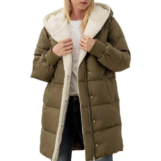 Veste d'hiver femme – Manteau en coton chaud et élégant