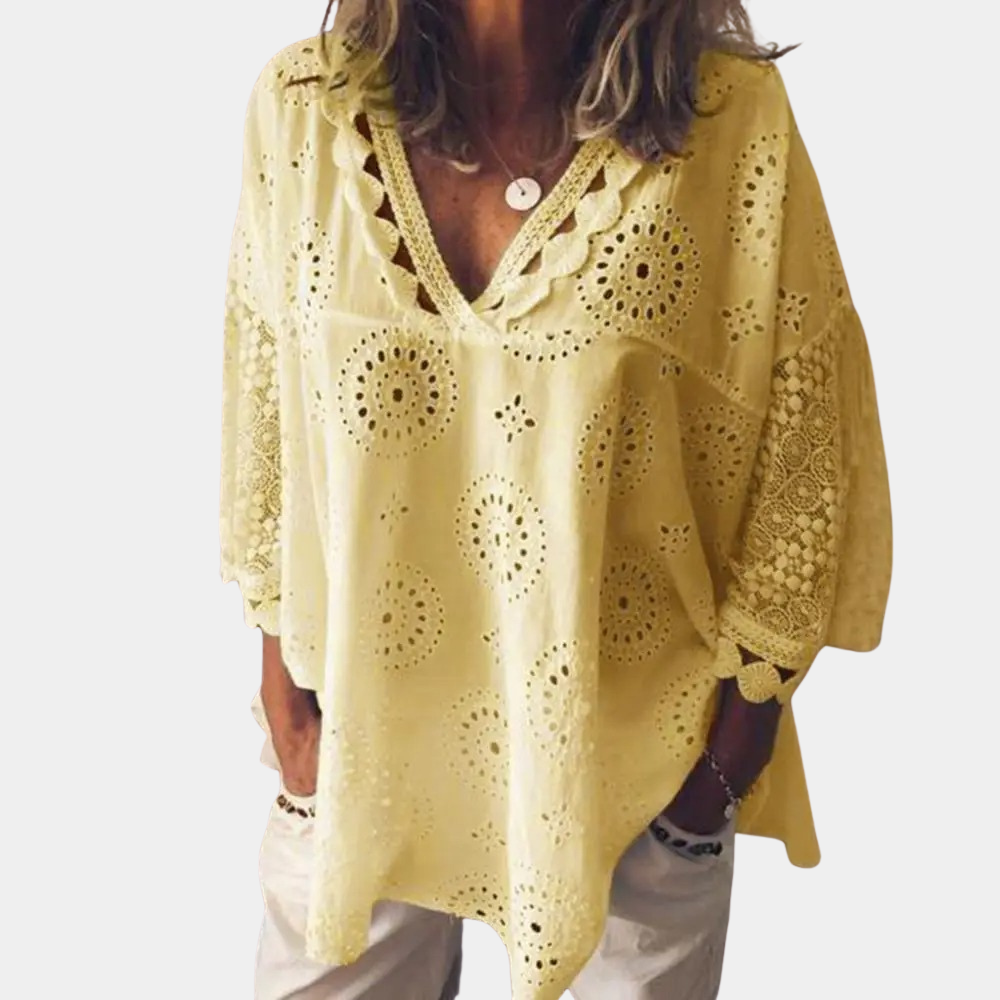 Blouse d'été femme – Blouse légère intemporelle polyvalente et élégante