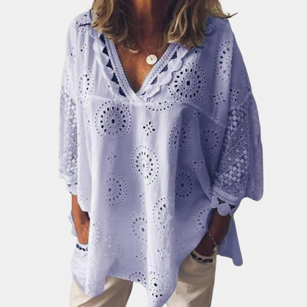 Blouse d'été femme – Blouse légère intemporelle polyvalente et élégante