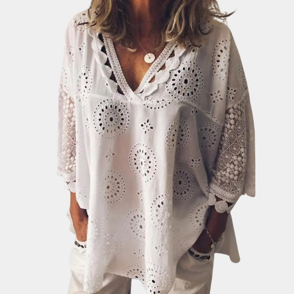 Blouse d'été femme – Blouse légère intemporelle polyvalente et élégante